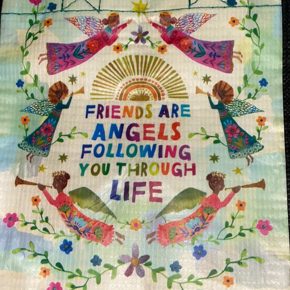 3/$15 NEW friends are angels..reusable bag - Picture 3 of 3